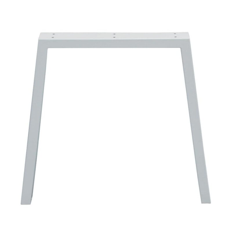 witte trapezium tafelpoot 72 cm