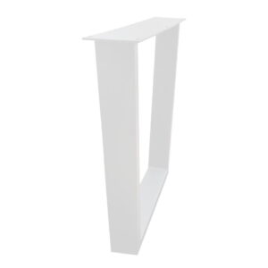 witte trapezium tafelpoot 72 cm set 2 stuks