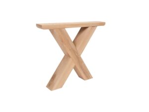 tafel onderstel stoere X in eiken